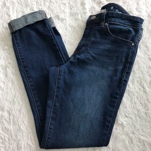 Lauren Conrad Cuffed Skinny Ankle Jeans